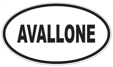 AVALLONE - Oval Magnet