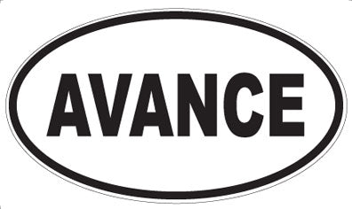 AVANCE - Oval Magnet