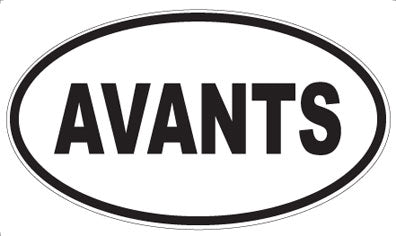 AVANTS - Oval Magnet