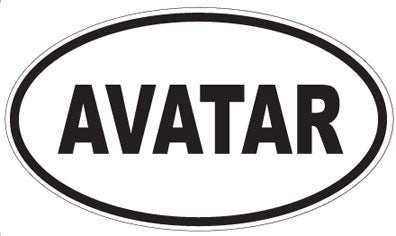 AVATAR - Oval Sticker