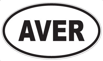 AVER - Oval Magnet