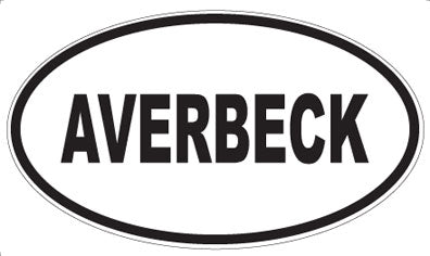 AVERBECK - Oval Magnet