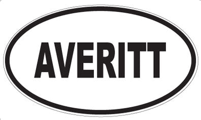 AVERITT - Oval Magnet