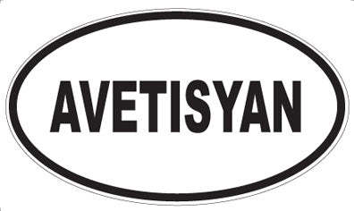 AVETISYAN - Oval Magnet