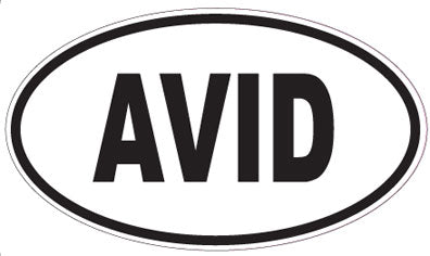 AVID - Oval Sticker