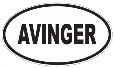 AVINGER - Oval Magnet