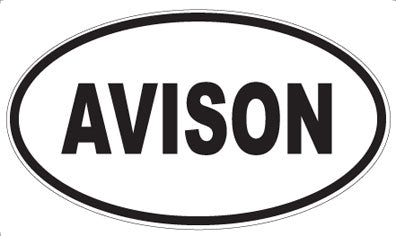 AVISON - Oval Magnet