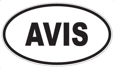 AVIS - Oval Magnet