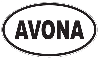 AVONA - Oval Magnet