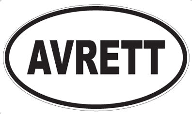 AVRETT - Oval Magnet