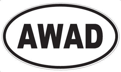 AWAD - Oval Magnet