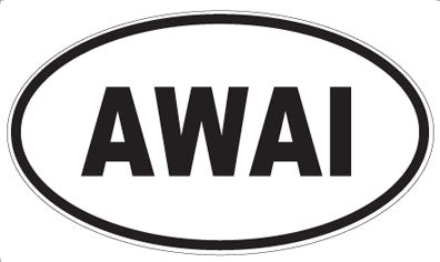 AWAI - Oval Magnet