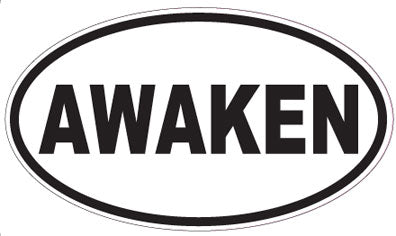 AWAKEN - Oval Sticker