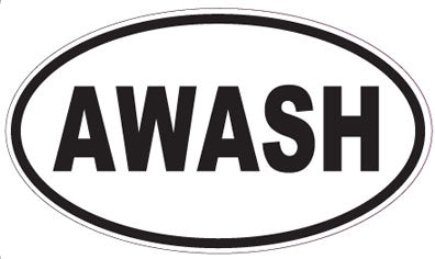 AWASH - Oval Magnet