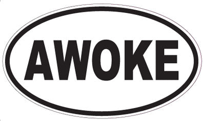 AWOKE - Oval Sticker