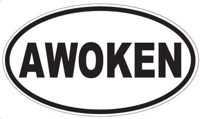 AWOKEN - Oval Sticker