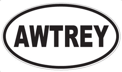 AWTREY - Oval Magnet