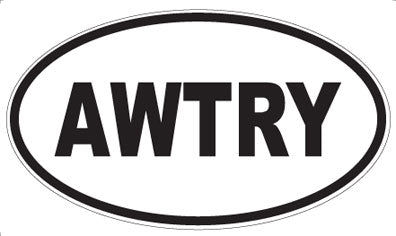 AWTRY - Oval Magnet