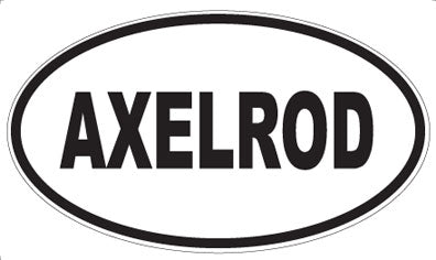 AXELROD - Oval Magnet