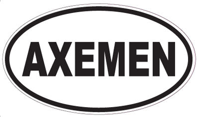 AXEMEN - Oval Sticker