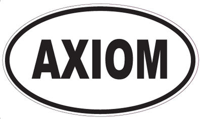 AXIOM - Oval Sticker