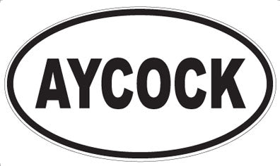 AYCOCK - Oval Magnet