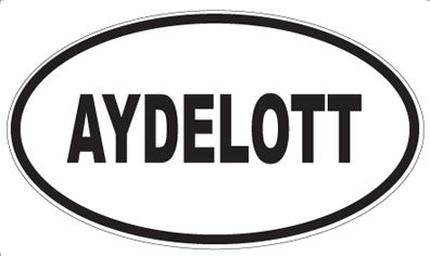 AYDELOTT - Oval Magnet