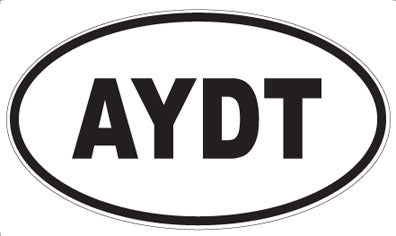 AYDT - Oval Magnet
