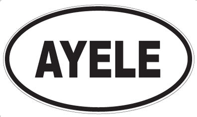AYELE - Oval Magnet
