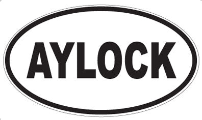 AYLOCK - Oval Magnet