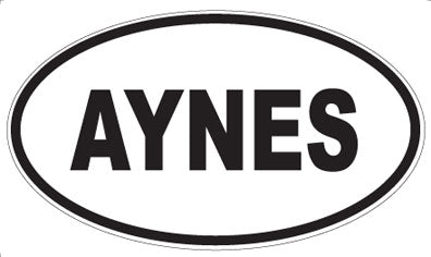 AYNES - Oval Magnet
