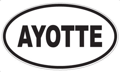AYOTTE - Oval Magnet