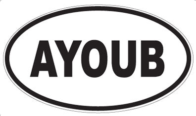 AYOUB - Oval Magnet
