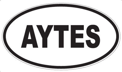 AYTES - Oval Magnet
