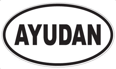 AYUDAN - Oval Magnet