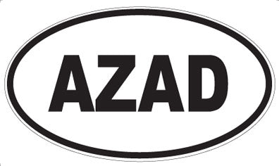 AZAD - Oval Magnet