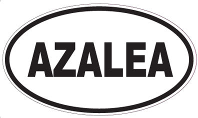 AZALEA - Oval Sticker