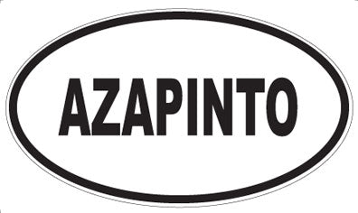 AZAPINTO - Oval Magnet