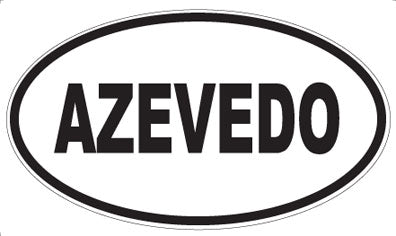 AZEVEDO - Oval Magnet