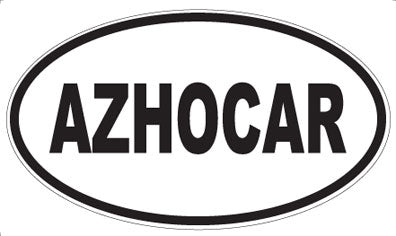 AZHOCAR - Oval Magnet