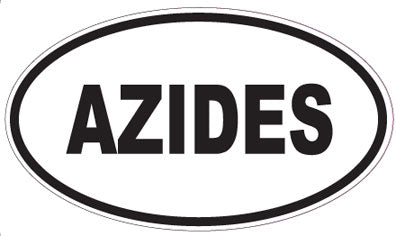 AZIDES - Oval Sticker