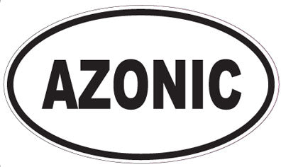 AZONIC - Oval Sticker