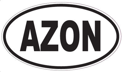 AZON - Oval Sticker