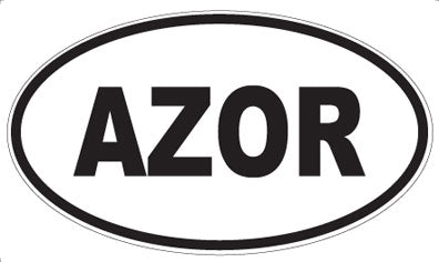 AZOR - Oval Magnet