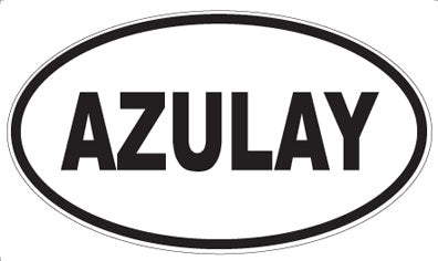 AZULAY - Oval Magnet