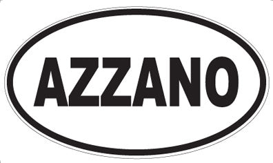 AZZANO - Oval Magnet