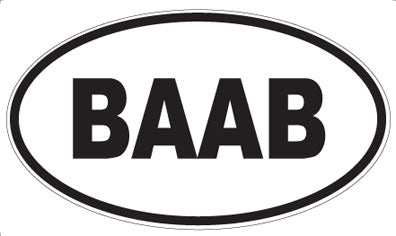 BAAB - Oval Magnet