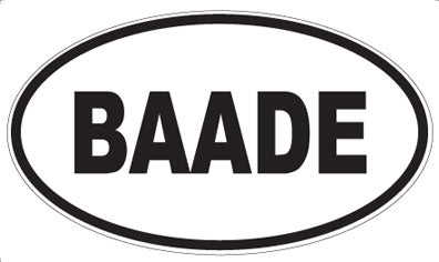 BAADE - Oval Magnet