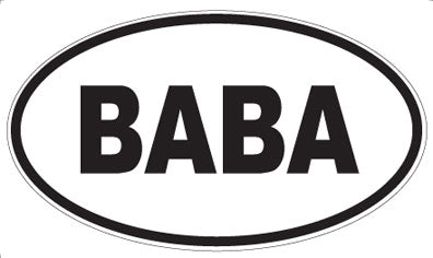 BABA - Oval Magnet
