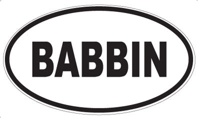 BABBIN - Oval Magnet